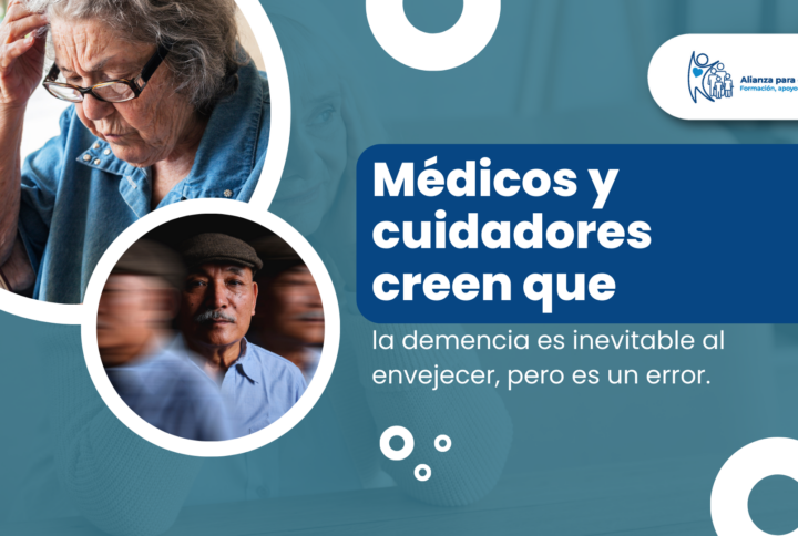 Médicos y cuidadores creen que la demencia es inevitable al envejecer, pero es un error