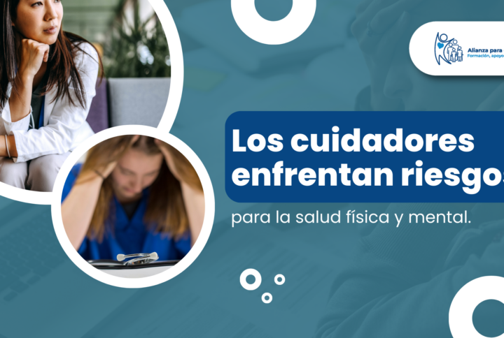 Los cuidadores enfrentan riesgos para la salud física y mental