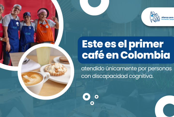 Este es el primer café en Colombia atendido únicamente por personas con discapacidad cognitiva